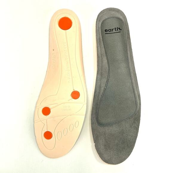 Earth Vista Nova Ballet Flat Shoes Size 10 Black Perforated Leather Breathable - Picture 13 of 16